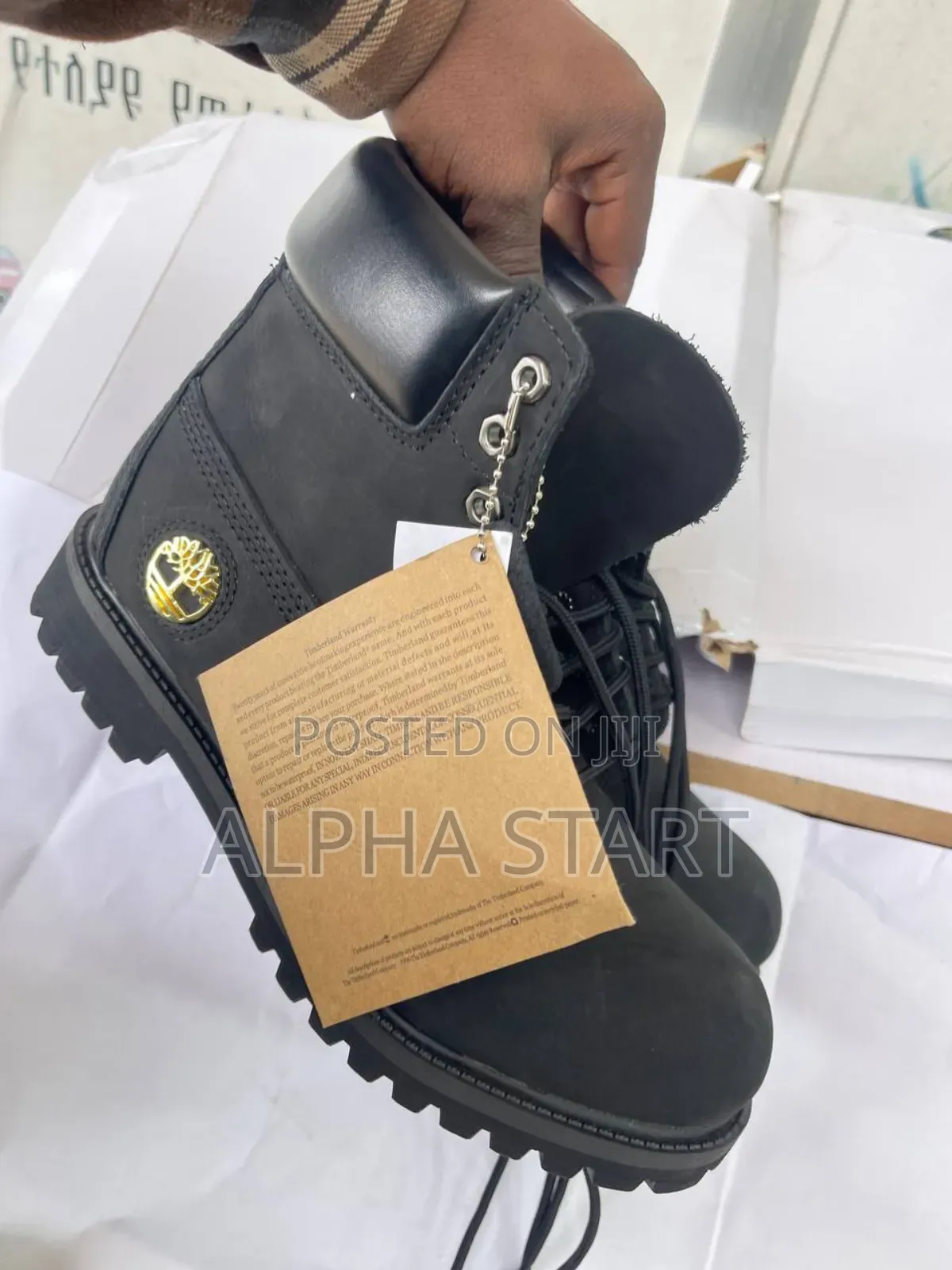 Timberland Black Gold High Master Quality Boots Shoes