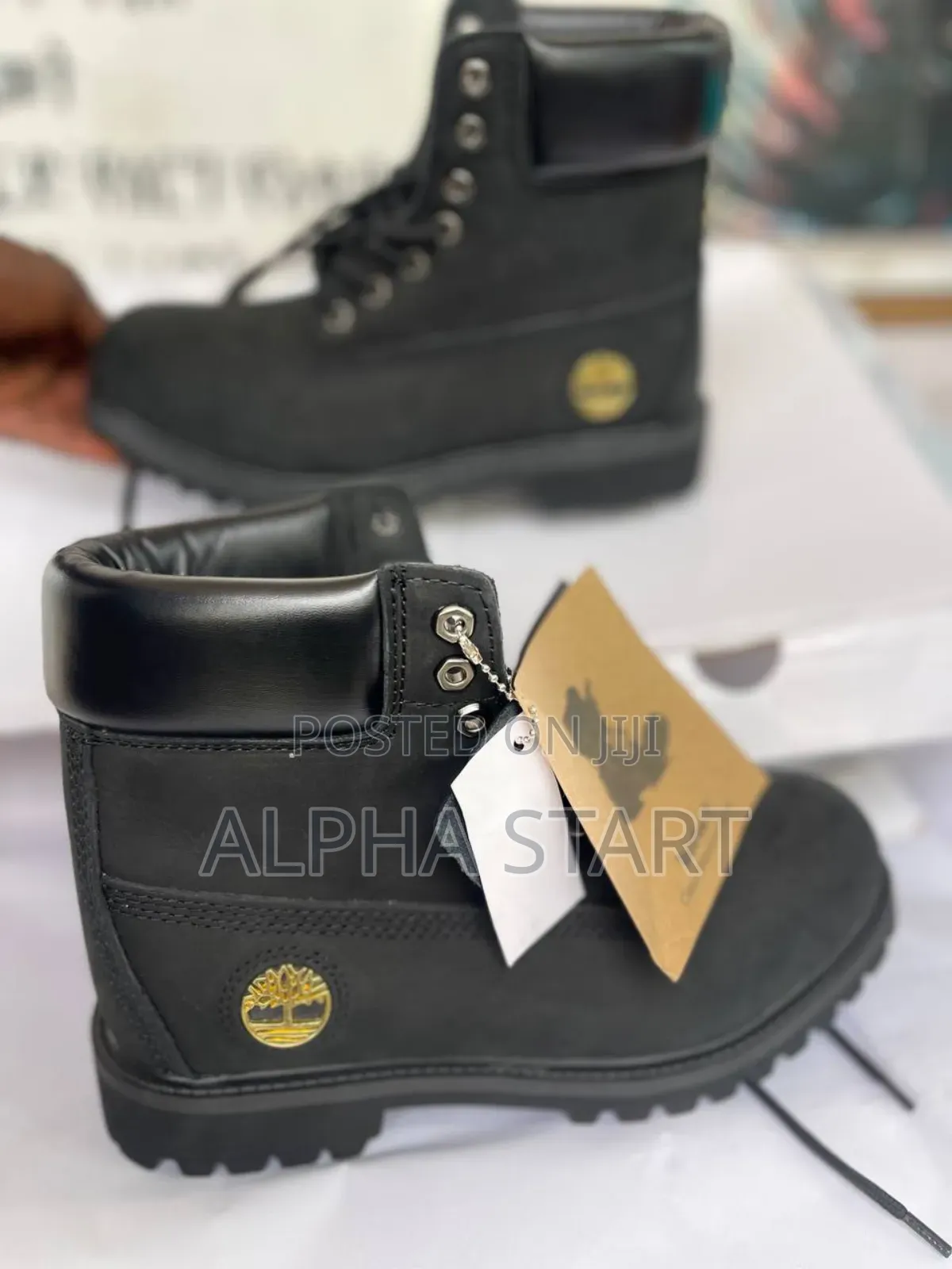 Timberland Black Gold High Master Quality Boots Shoes