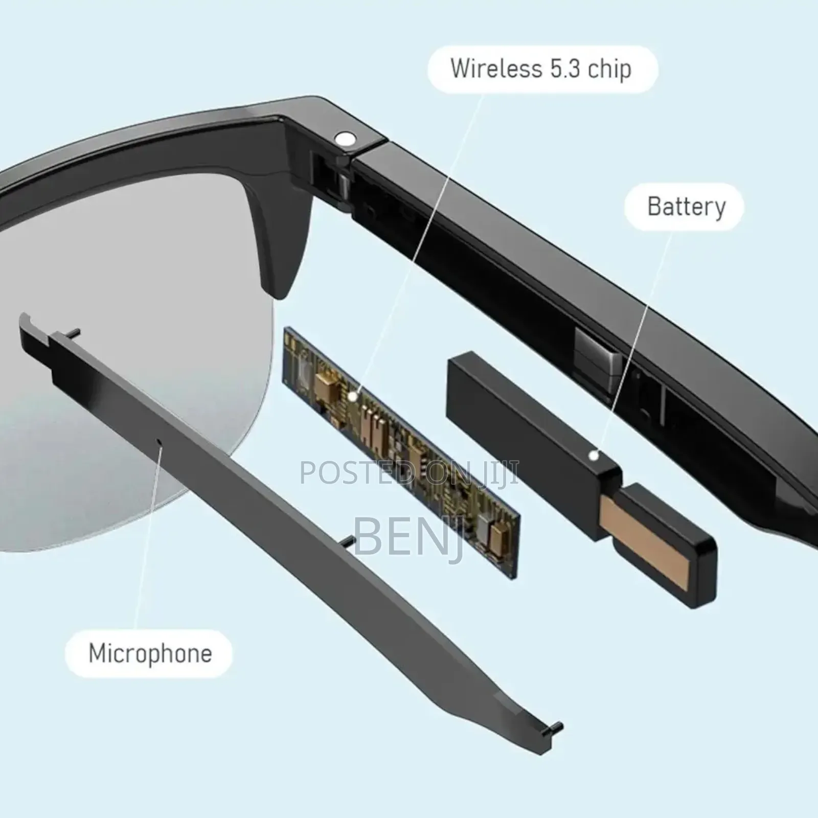 Bt Smart Glasses | Anti Blue Ray Polarized | Music | Calling