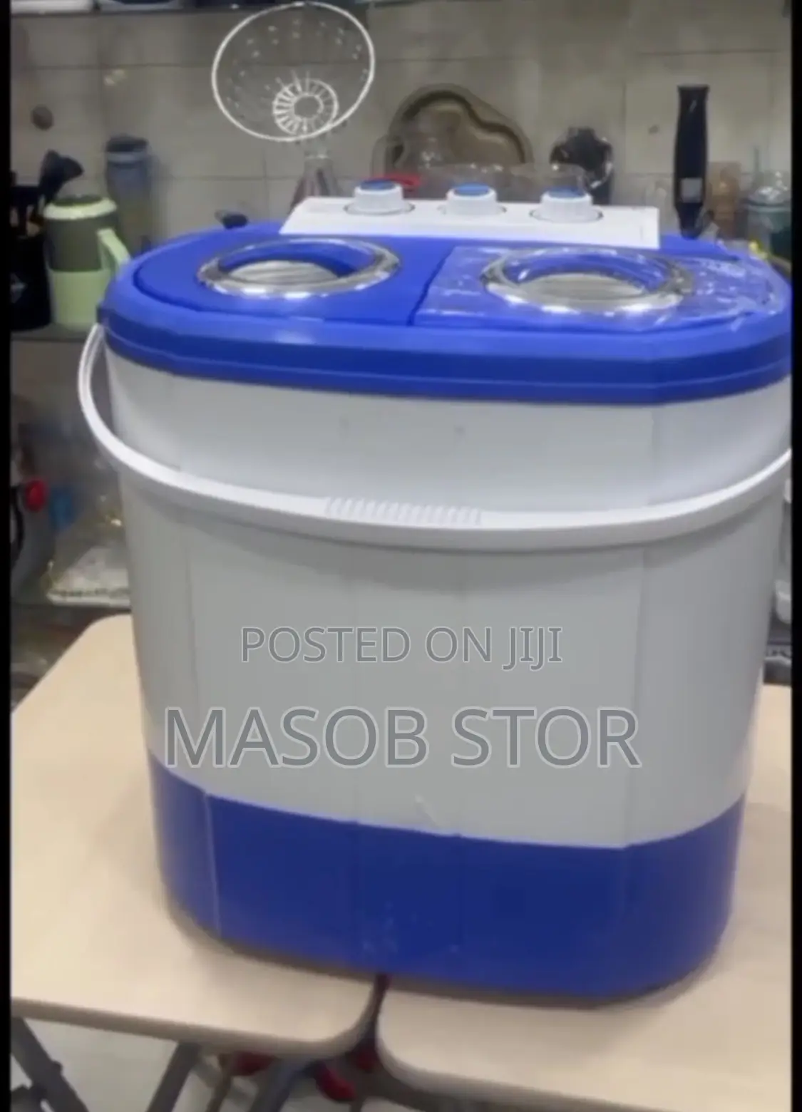 Saachi Mini Twin Tub Washing Machine / ሳቺ የልብስ ና የካልሲ ማጠቢያ