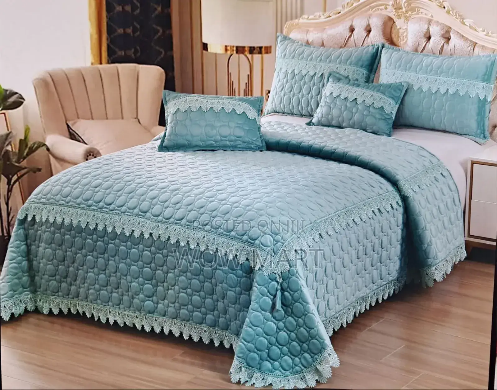 5pcአልጋ ልብስ(Bed Spread)