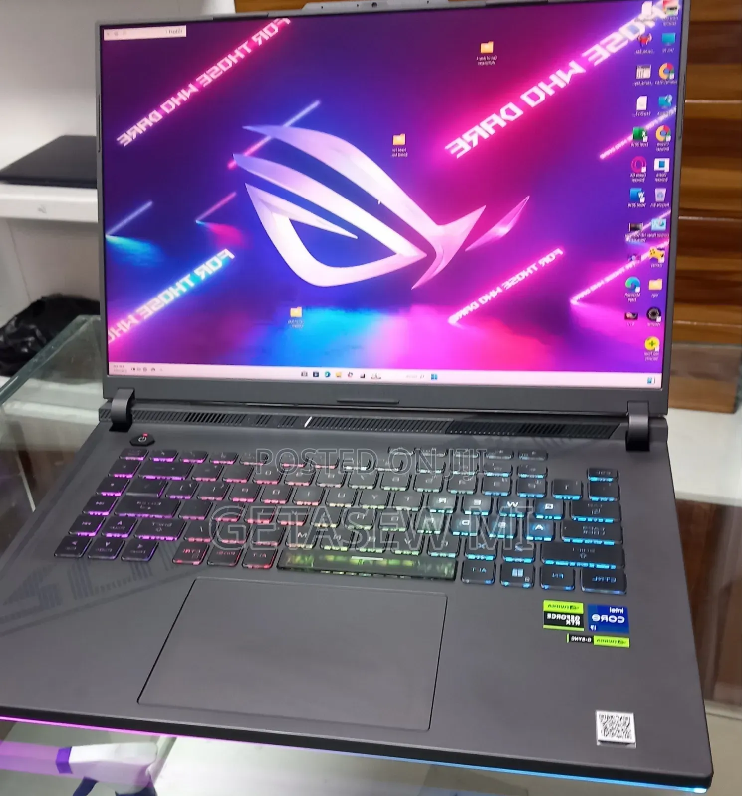 New Laptop Asus ROG Strix G15 16GB Intel Core I7 SSD 1T