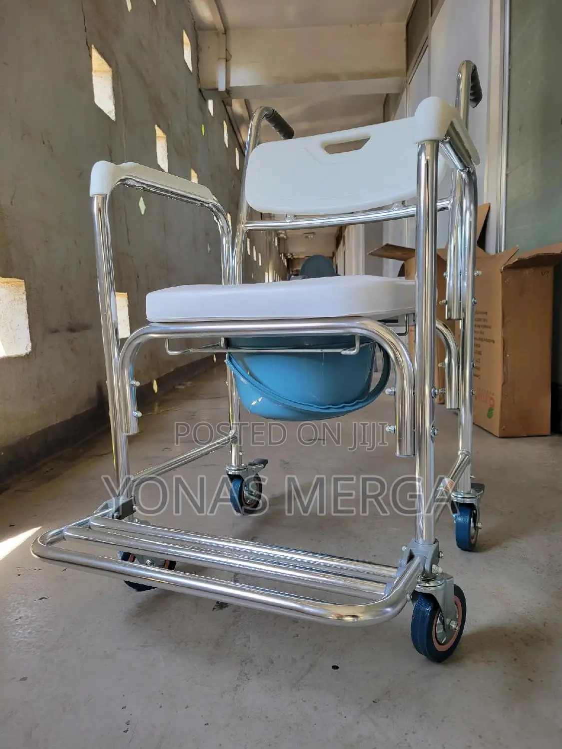 Portable 3 in 1 Bathroom Chair፯ቸcommode Bath Chair