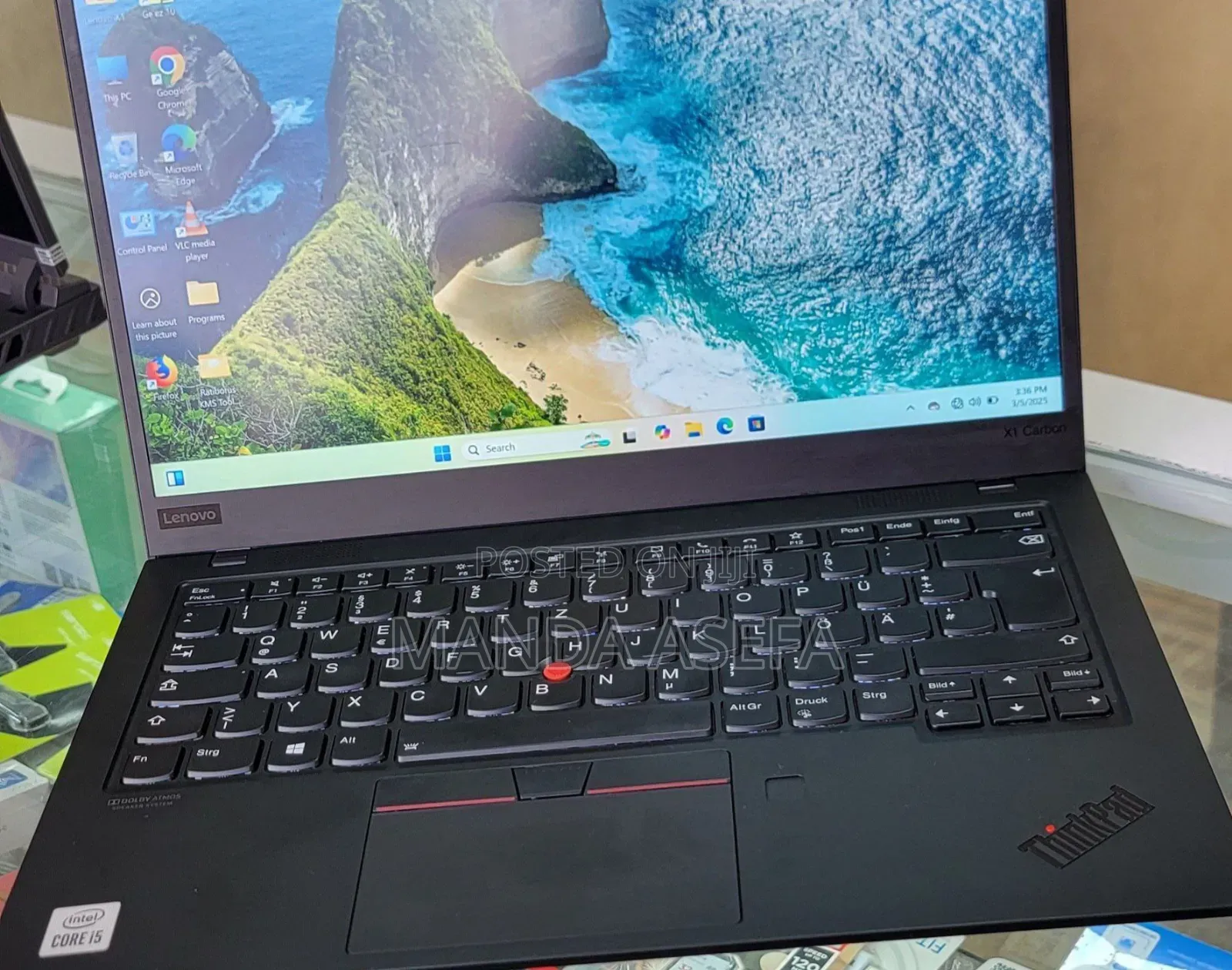 New Laptop Lenovo ThinkPad X1 Carbon 8GB Intel Core I5 SSD 512GB