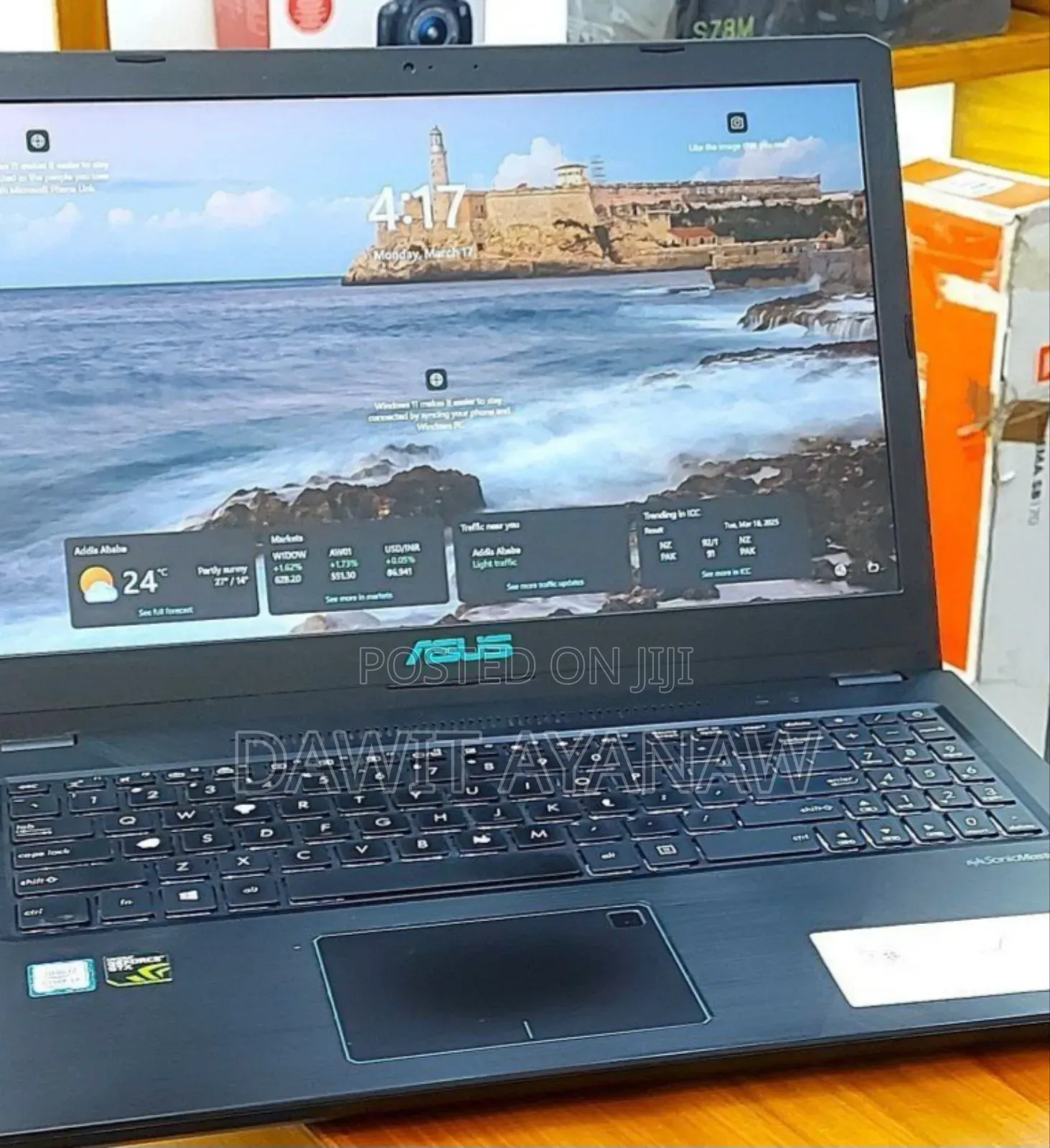 New Laptop Asus VivoBook 15 X505BA 16GB Intel Core I7 HDD+SSD 256GB