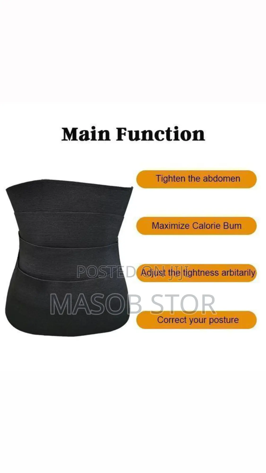 5 Meter Tummy Wrap Belt / ቦርጭ የሚሰበስብ