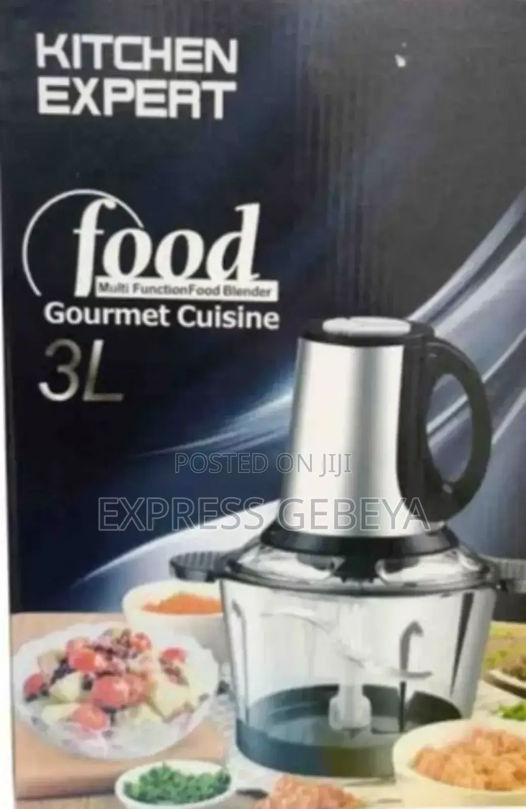 Kitchen Expert 3 in 1 Chopper and Garlic Peeler