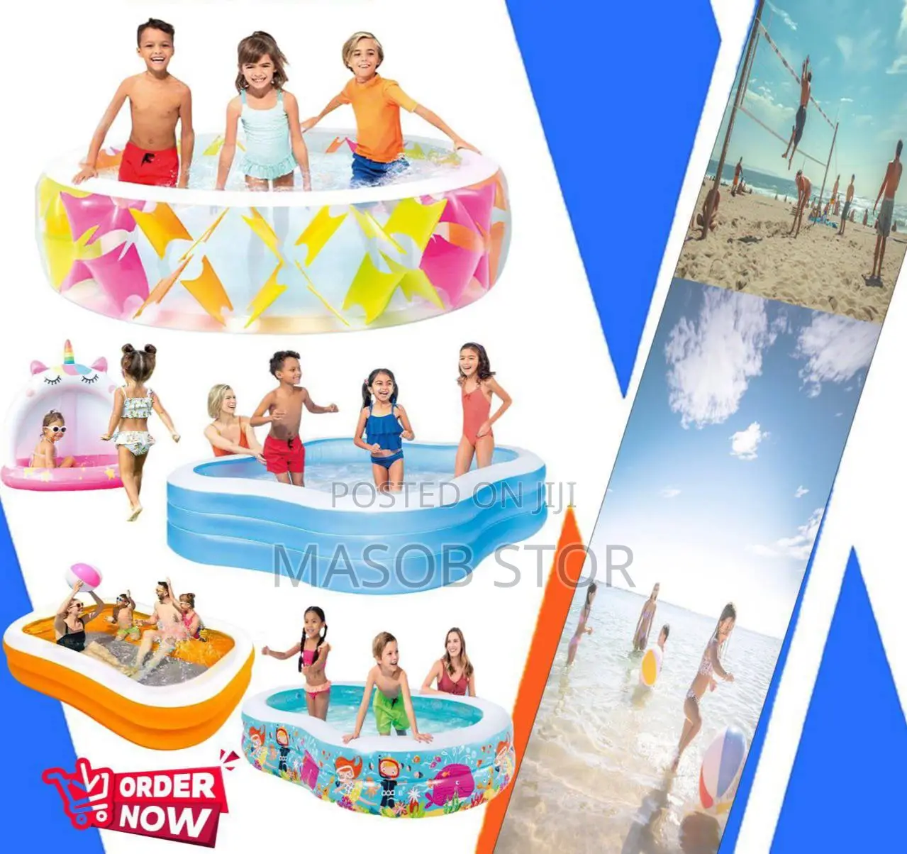 Intex መዋኛ ገንዳዎች