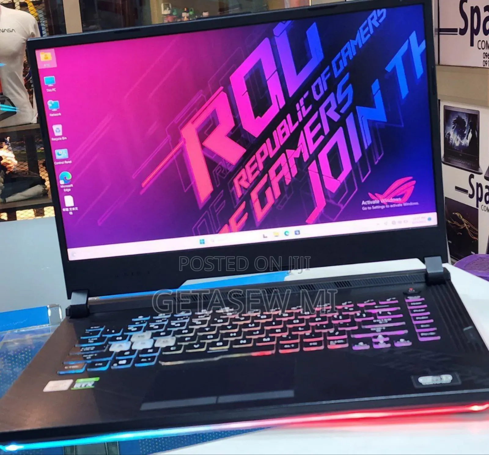 New Laptop Asus ROG Strix G15 16GB Intel Core I7 SSD 1T