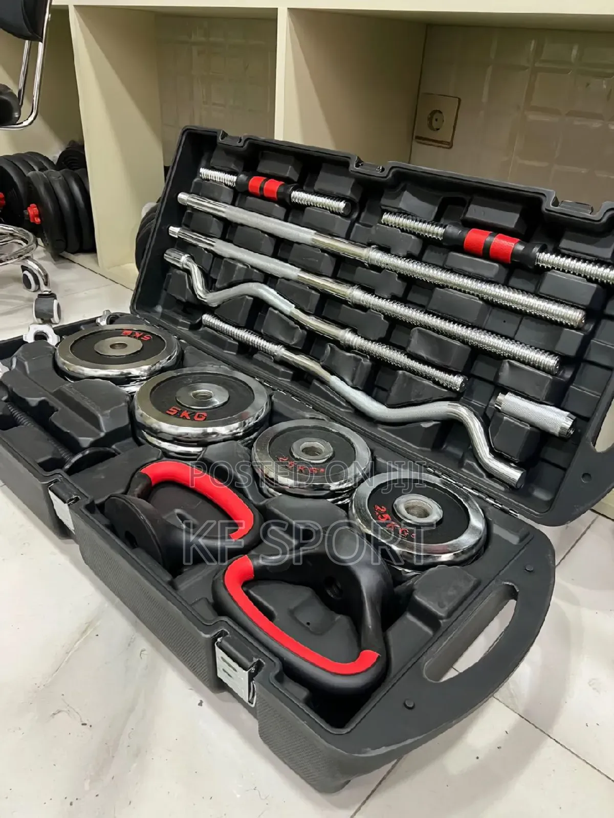 ጂሞን በቤቶ ሁሉን ያሟላ ( Kettlebell Dumbbell and Barbell)