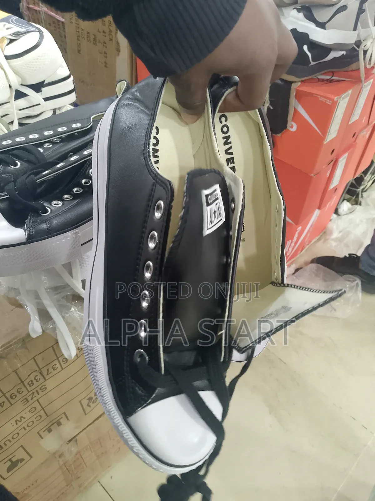 Converse Lather Deble Sole High Master Quality Smooth Shoes