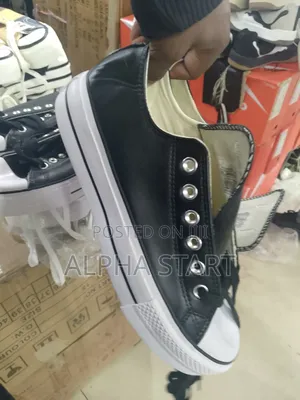 Converse Lather Deble Sole High Master Quality Smooth Shoes