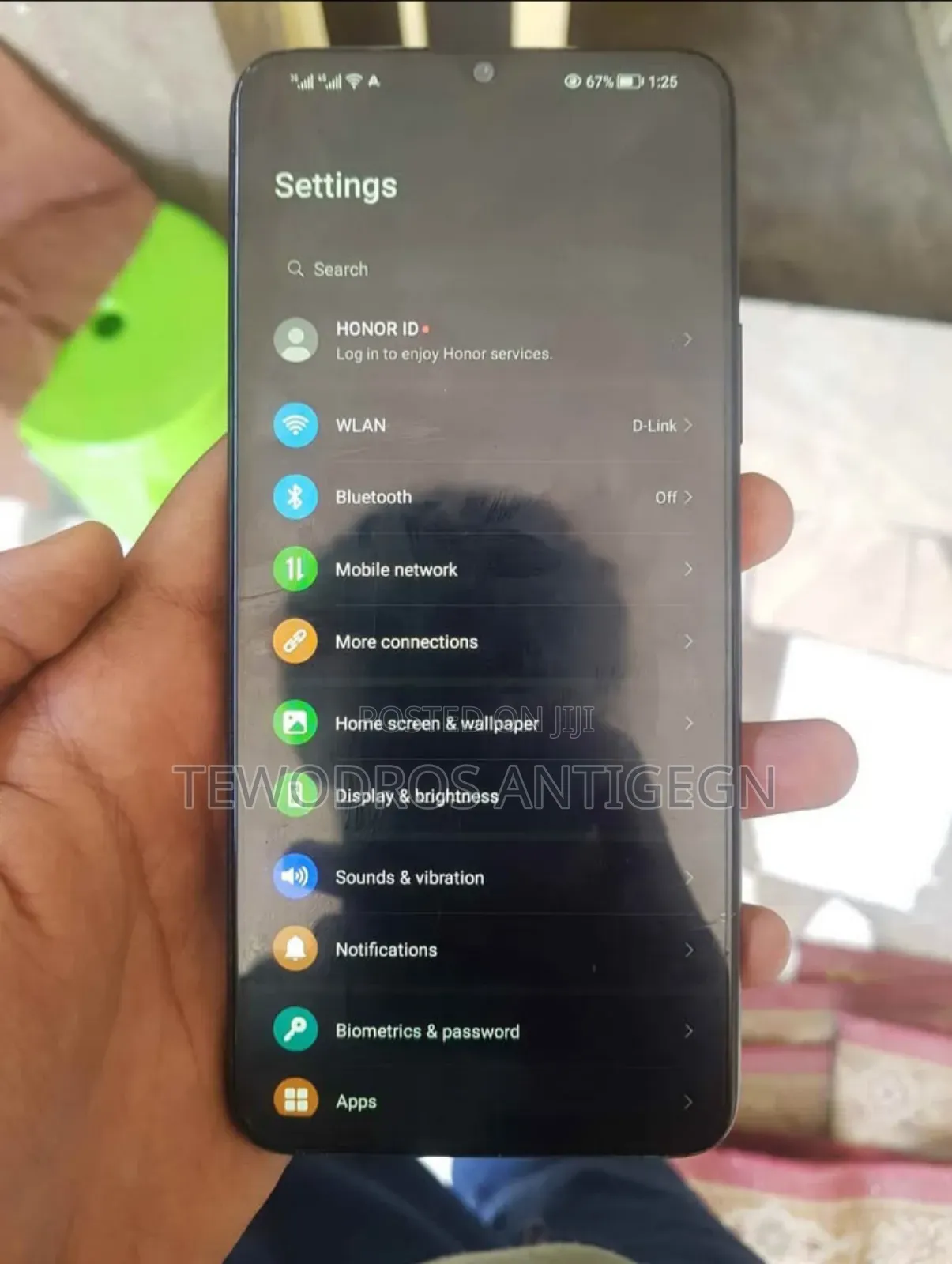 Honor 30 128 GB Black