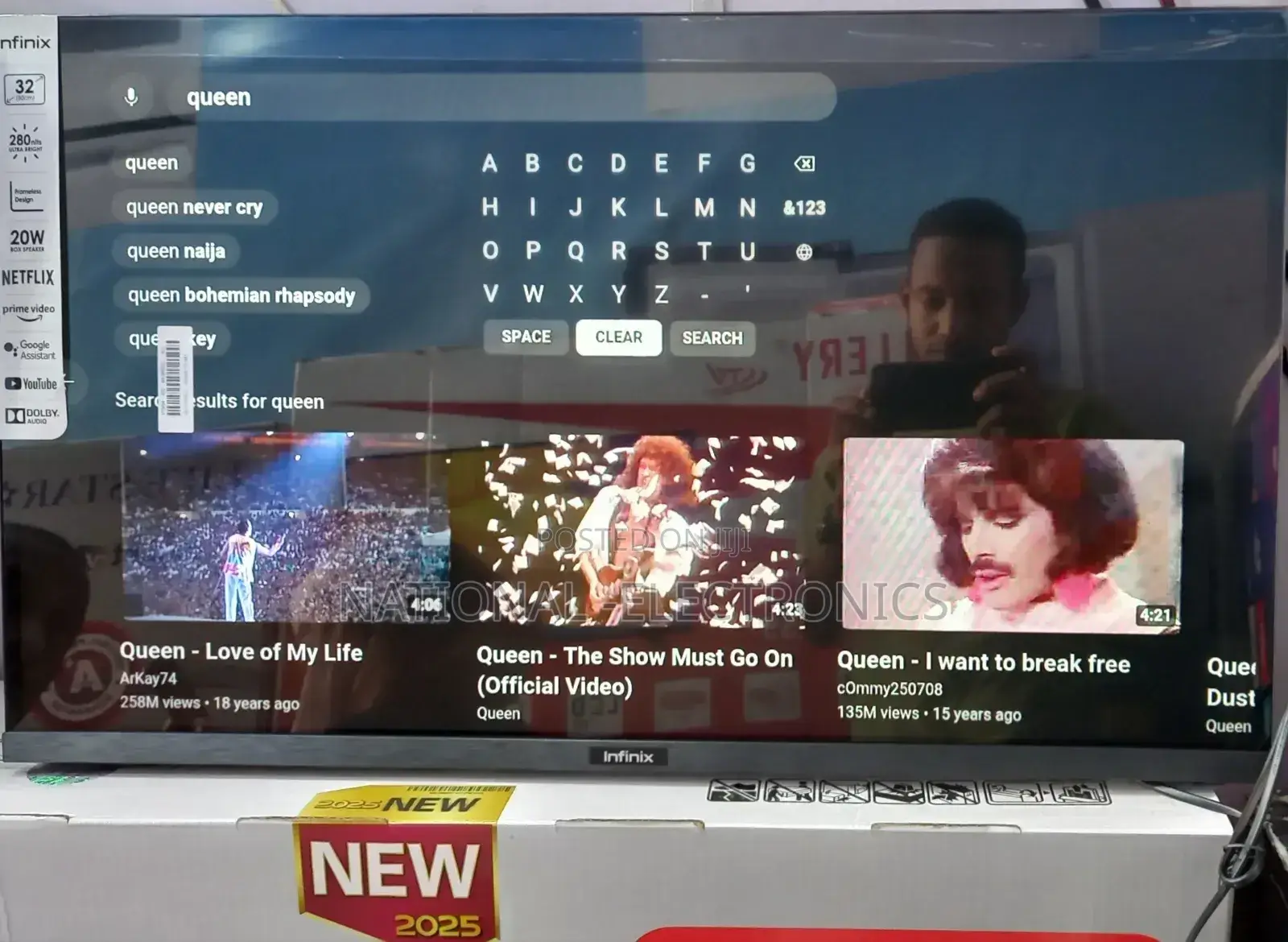 Infinix 32"Inch Tb Smart Android Nwe 2025 Tv