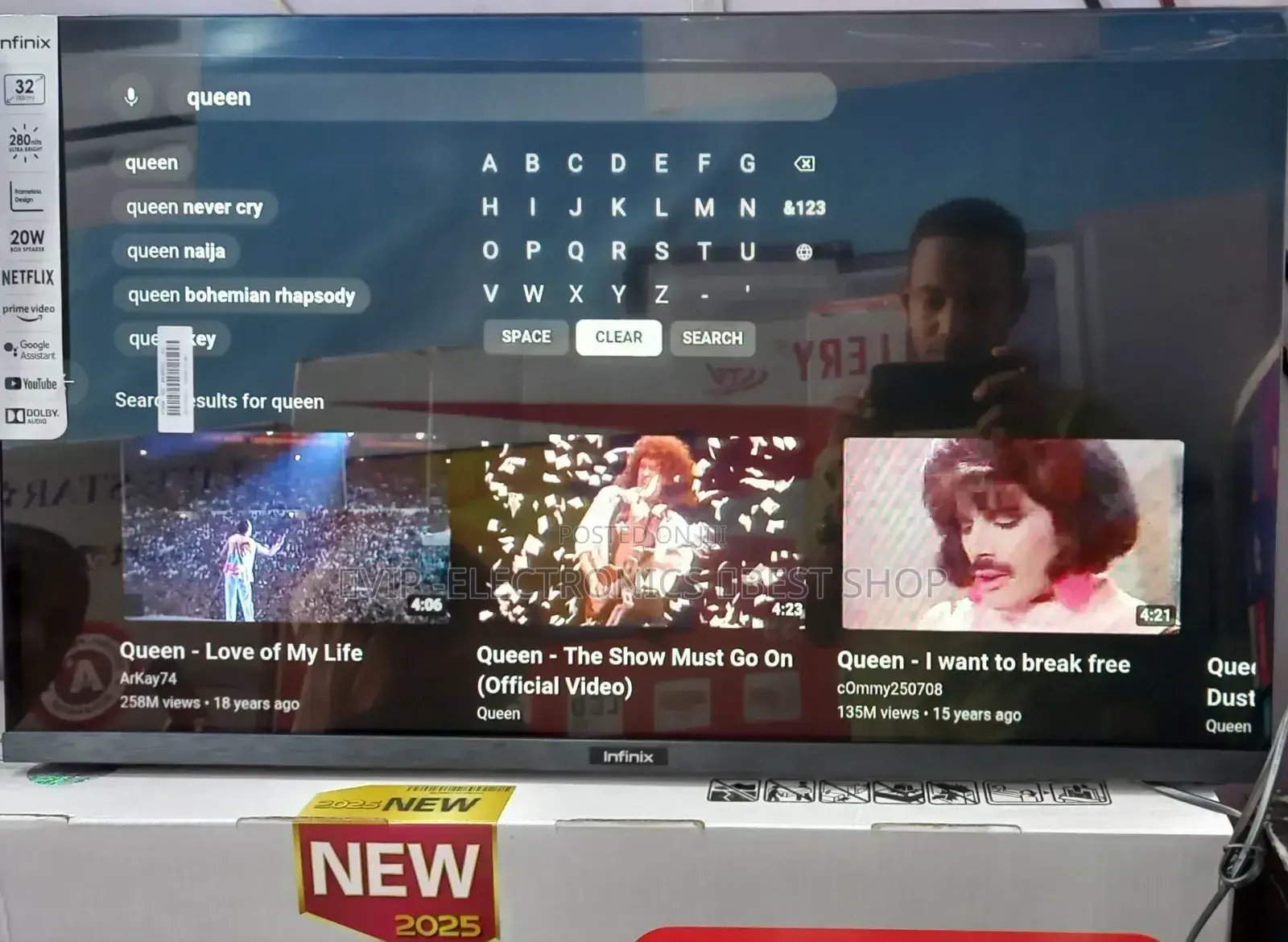 Infinix 32"Inch Tb Smart Android Nwe 2025 Tv