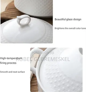 3 Set Ceramic Soup Pot
ጥራት ያላቸው የሴራሚክ ወጥ ማቅረቢያወች
