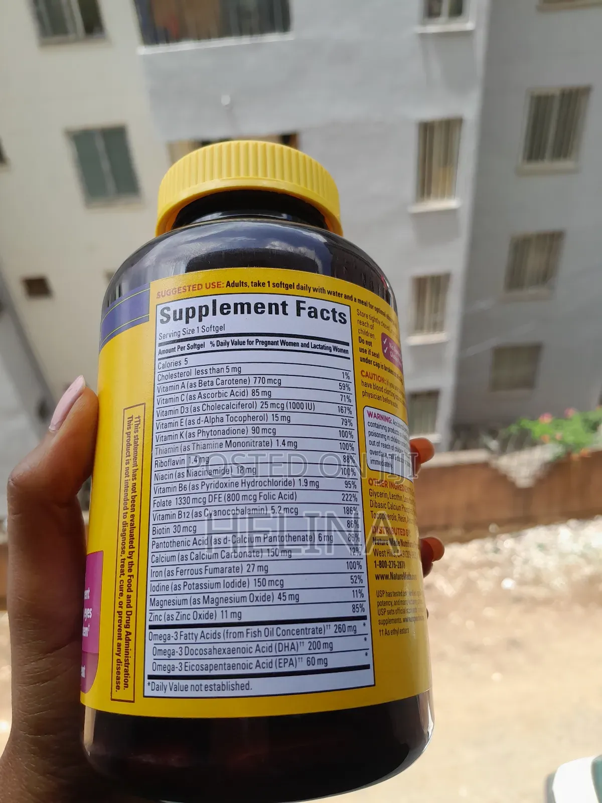 150 Softgels Prenatal Folic Acid Plus Dha