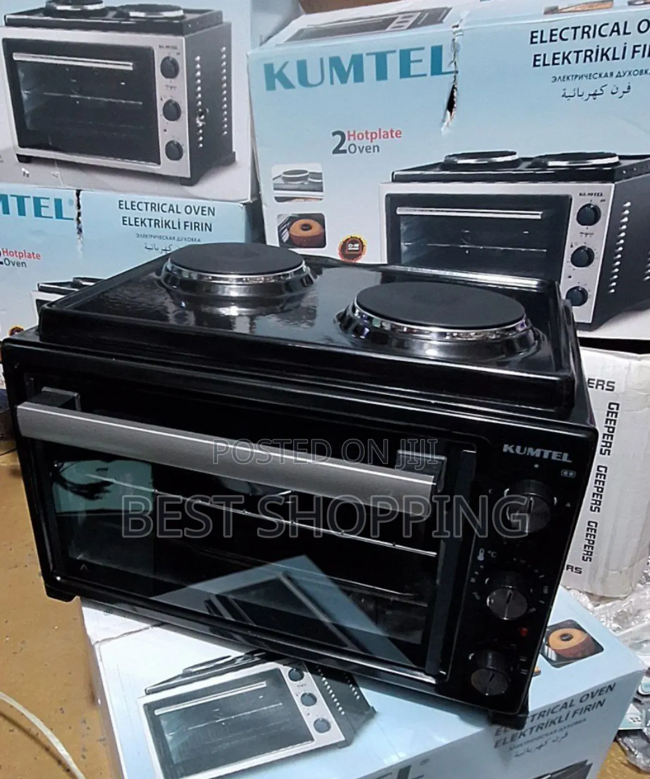 Orginial Kumtel Electric Oven With 2 Stove