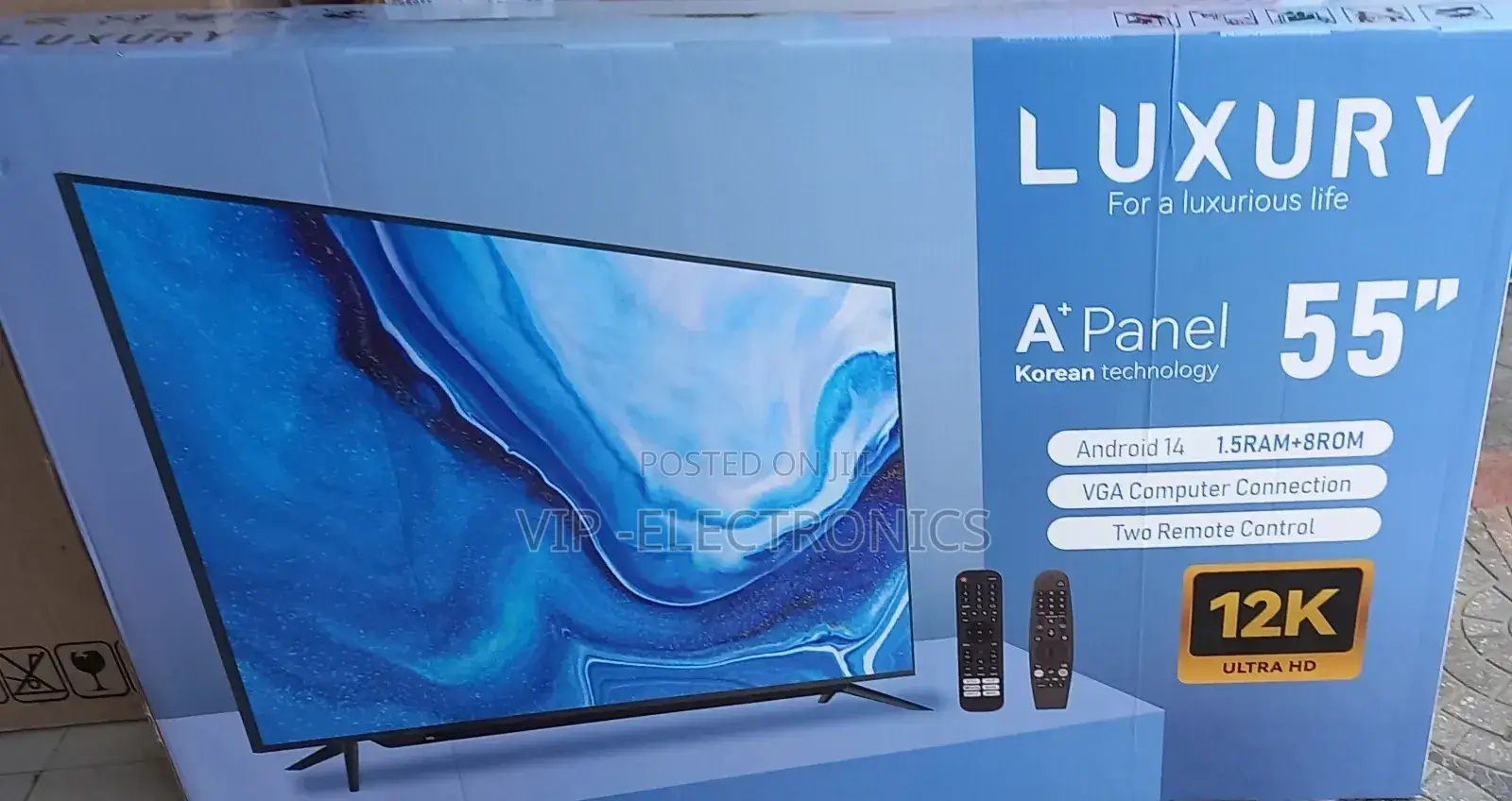 Luxury 55"Iunch Tv Smart Nwe 2024 Tv