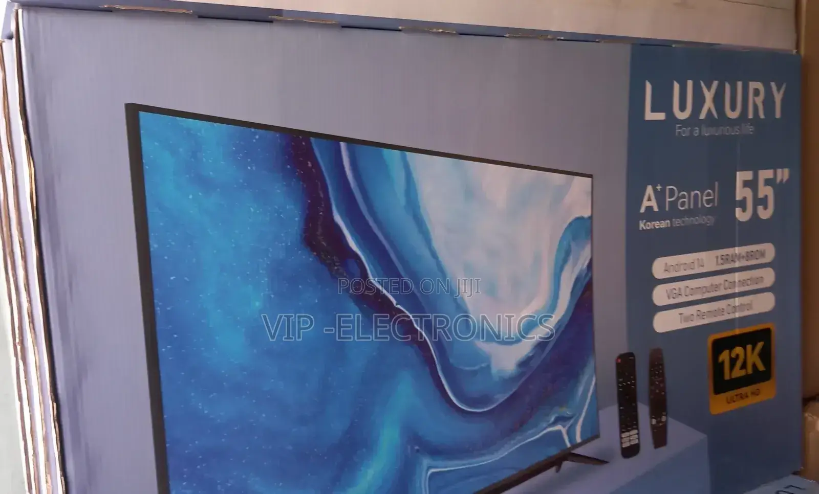 Luxury 55"Iunch Tv Smart Nwe 2024 Tv