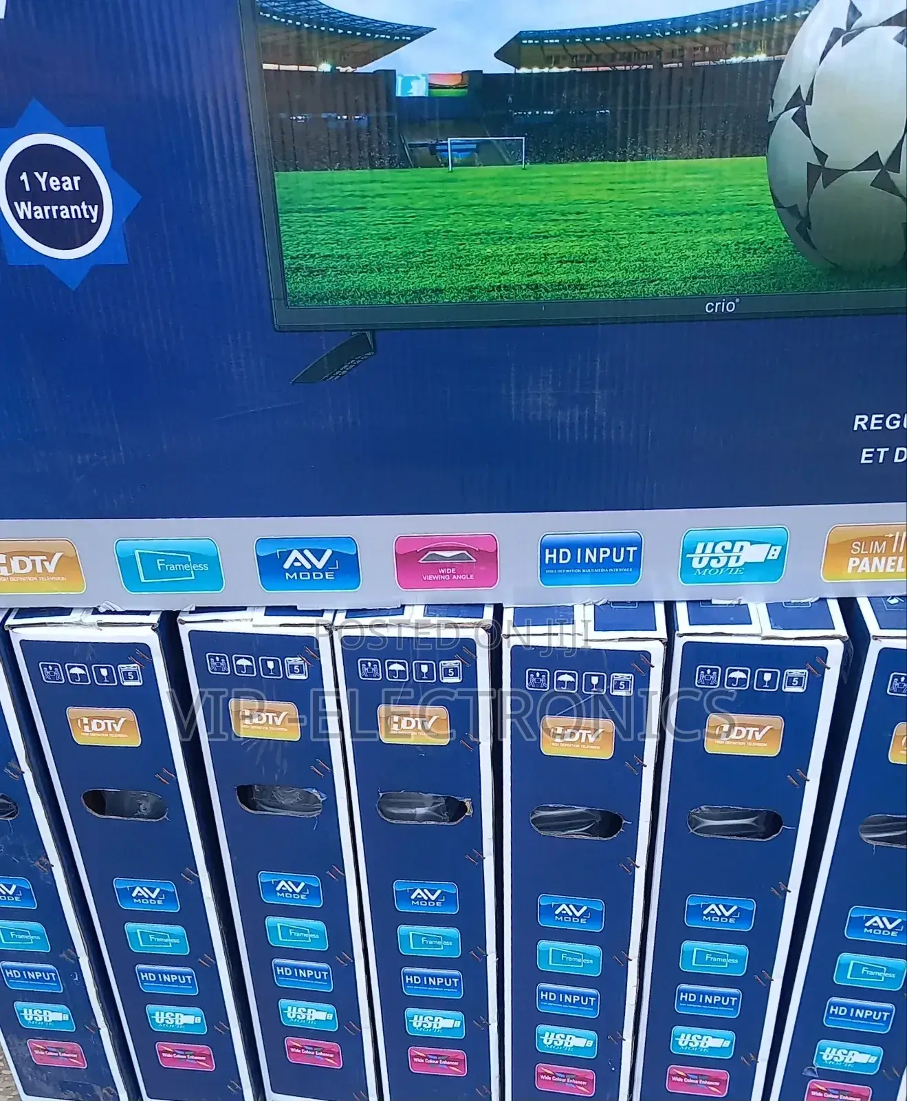 Crio 43"Inch Tv Smart Android Tv