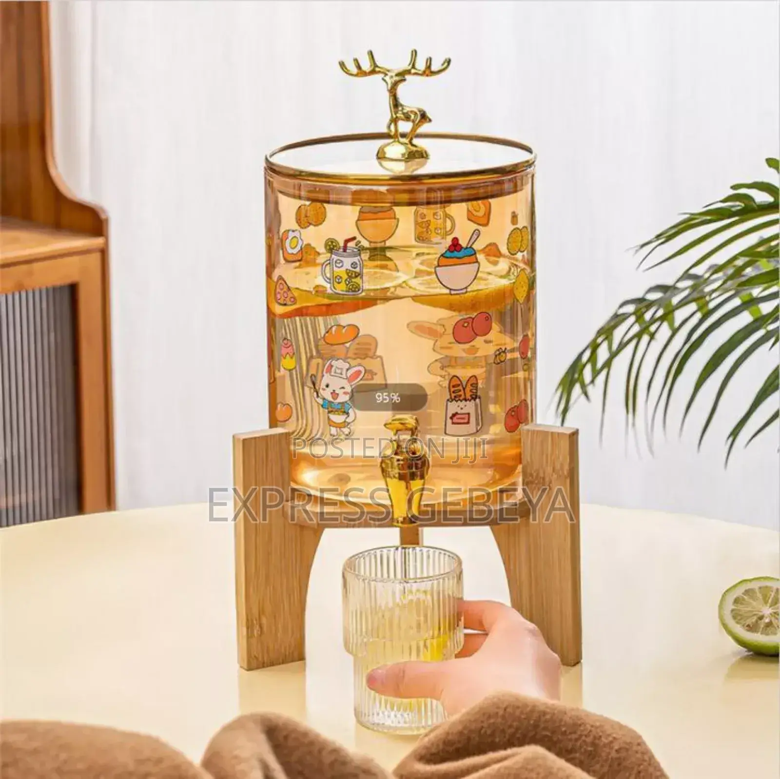 Glass Dispenser Jar