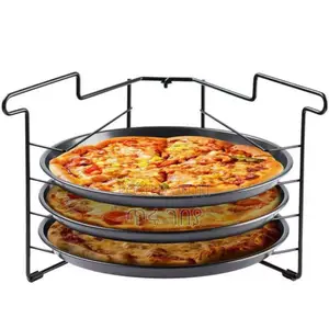 Photo - Three Layer Pizza Platte With Rack