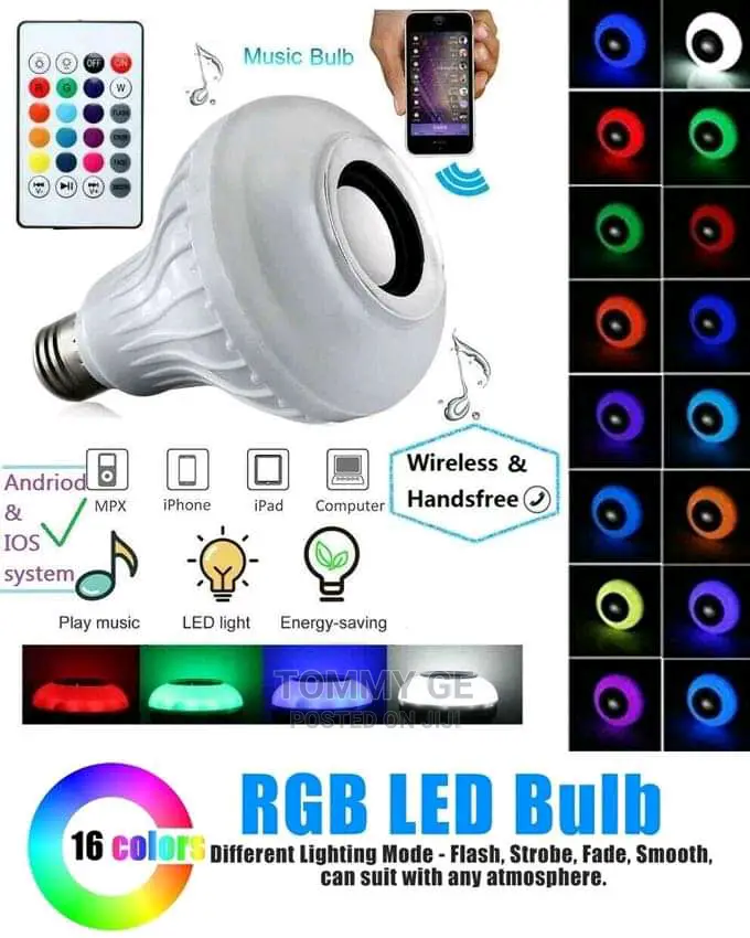 Smart LED Music Bulb With Remote Control