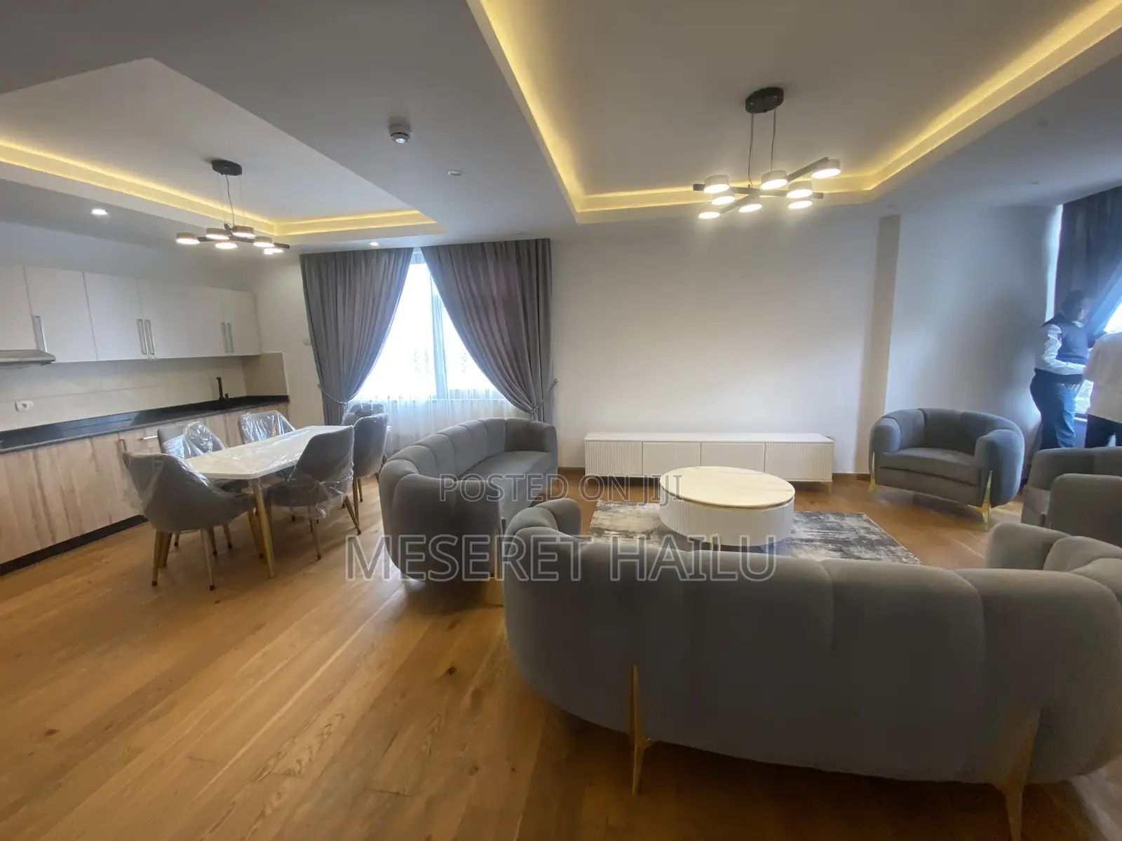 Furnished 3bdrm Apartment in Bole for rent