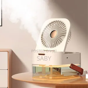 Dual Spray Humidifying Fan With Night Light