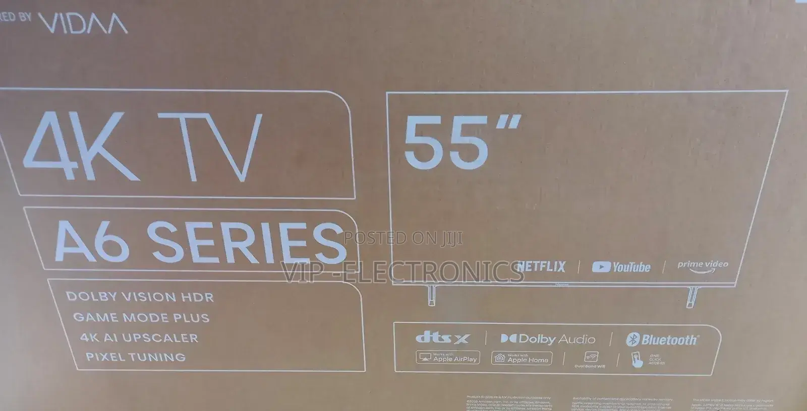 Hisense 55"Inch Tv Samrt A6series Tv