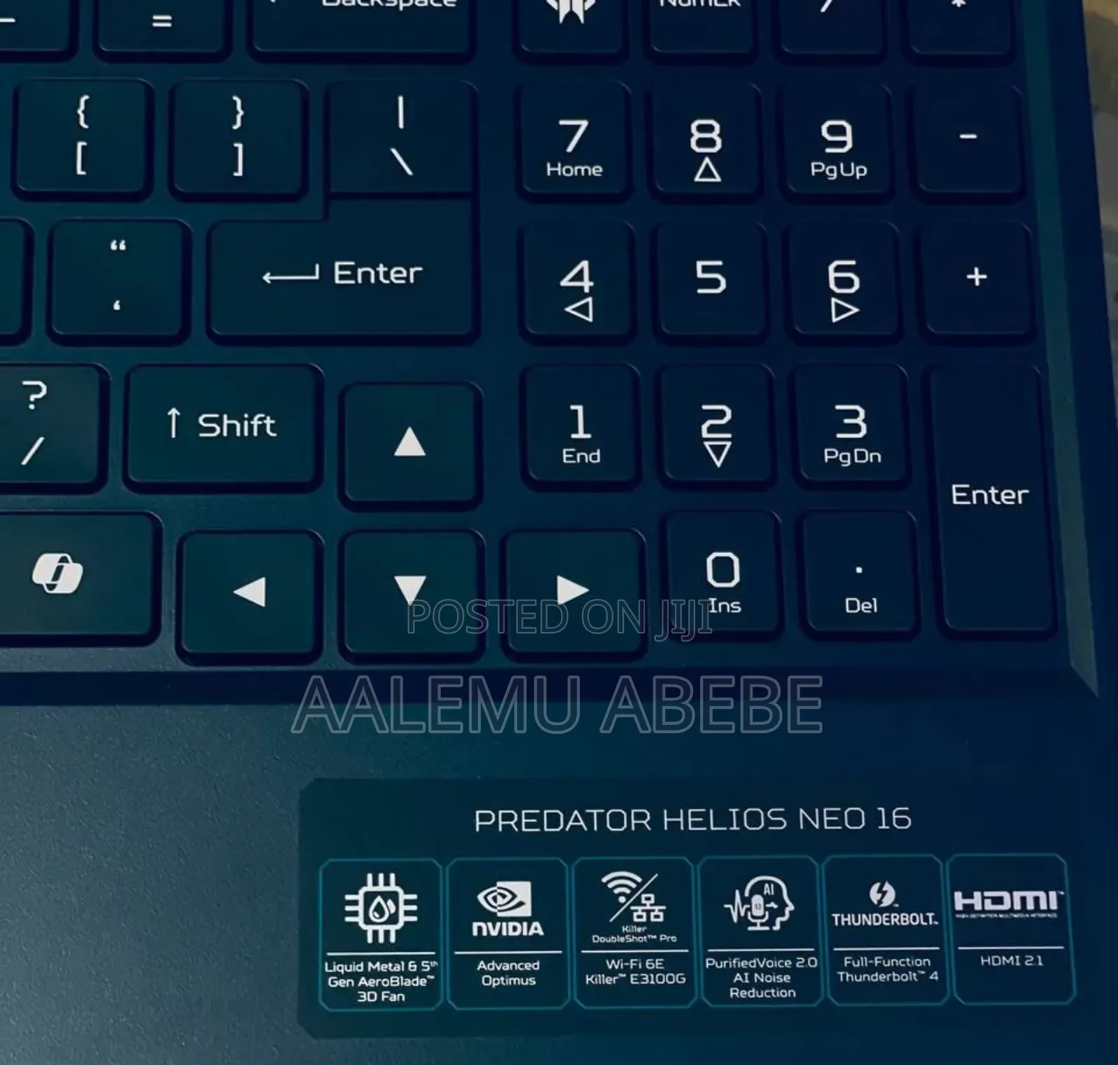 New Laptop Acer Predator Helios Neo 16 16GB Intel Core I9 SSD 1T