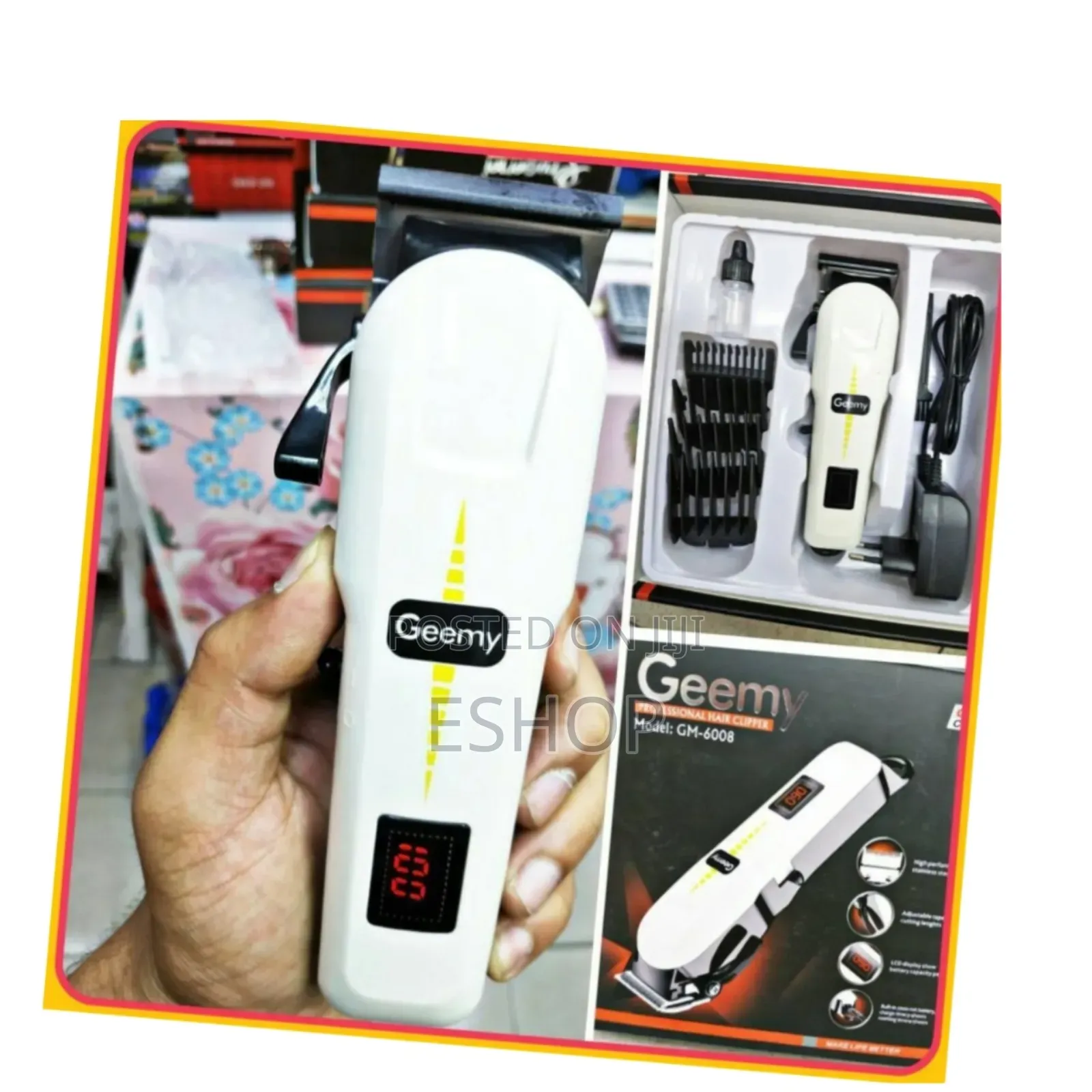 **Geemy Cordless Clipper – Lightweight Easy to Use**