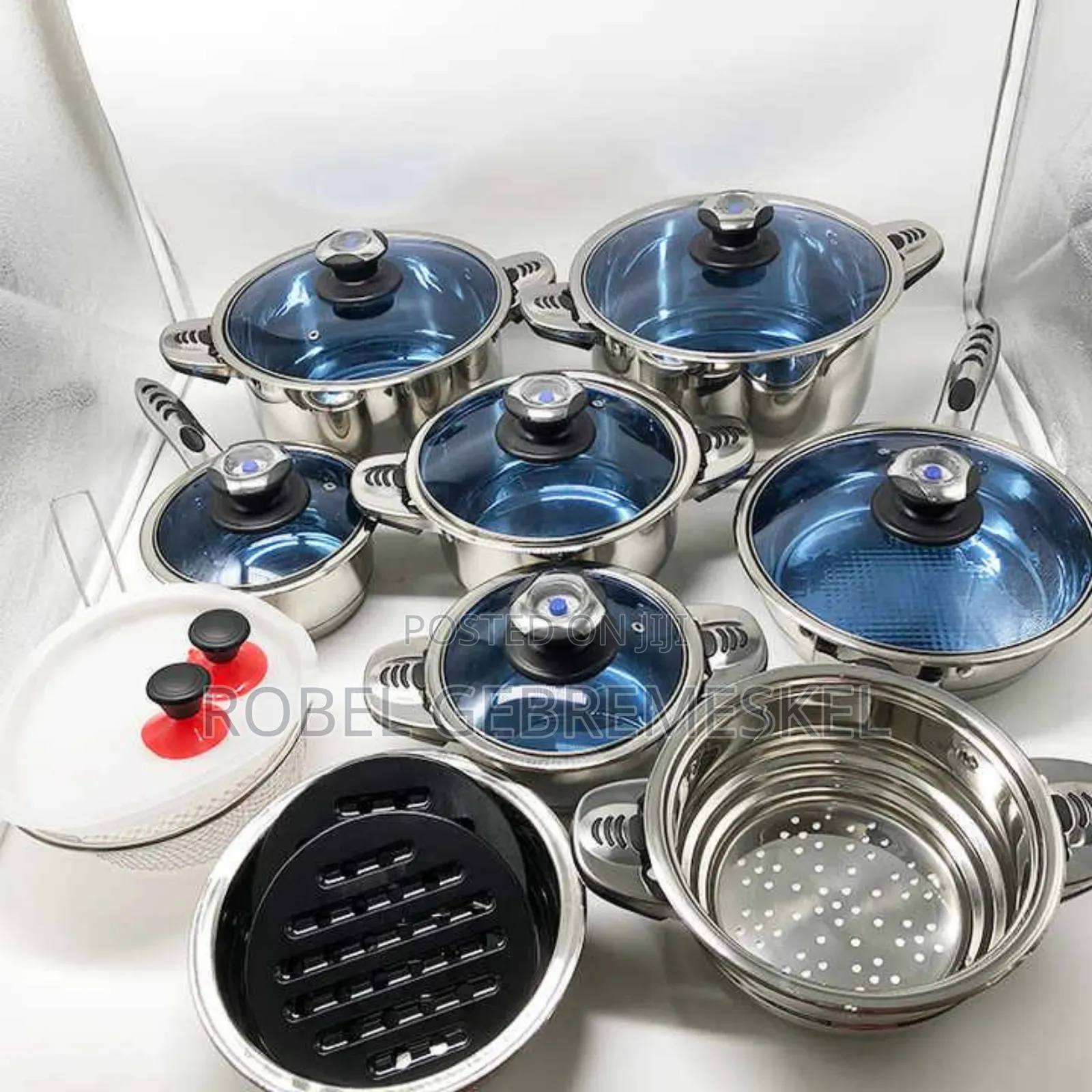 Premium Stainless Steel Cookware and Kitchen Set