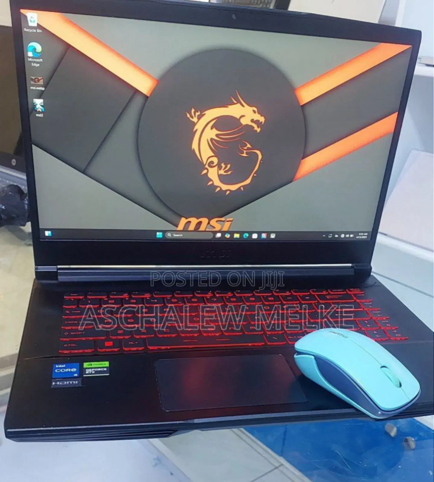 New Laptop MSI Katana 15 16GB Intel Core I5 SSD 512GB