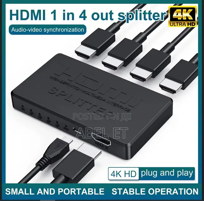 1 in 4 Out Hdmi Splitter /Hd Video Switcher