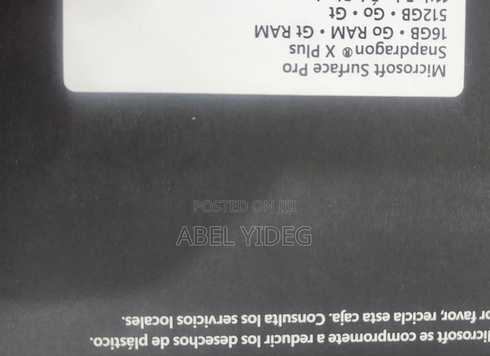 New Microsoft Surface Pro 11th Edition, a Copilot+ PC 16GB SSD 512GB