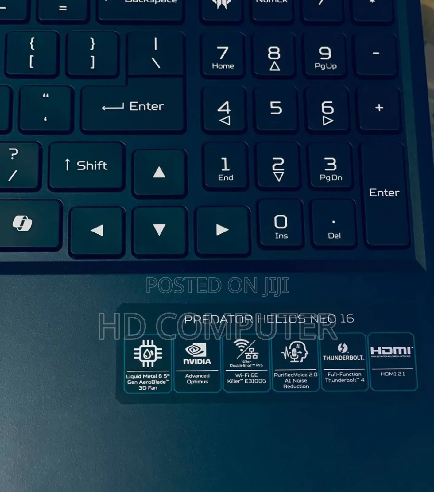 New Laptop Acer Predator Helios Neo 16 16GB Intel Core I9 SSD 1T