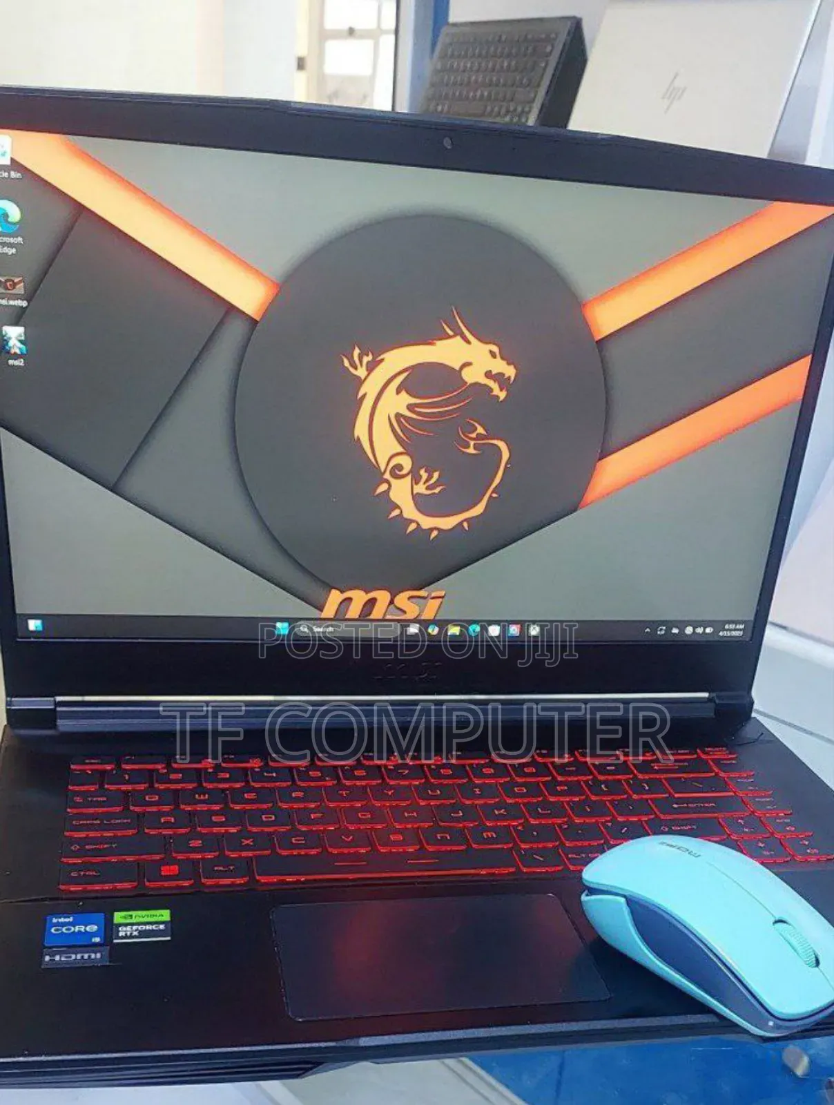 New Laptop MSI GF63 16GB Intel Core I5 SSD 512GB