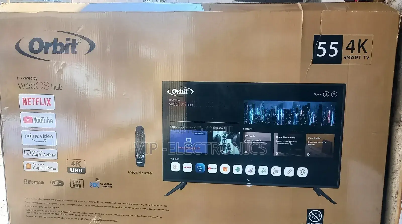 Orbit 55"Inch Tv Smart Android Tv