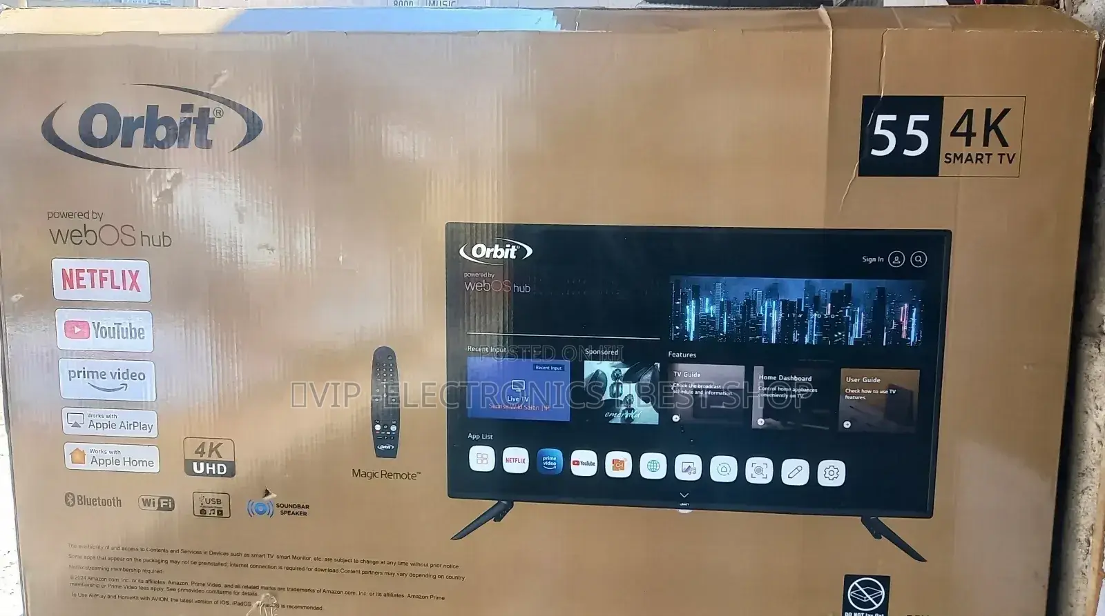 Orbit 55"Inch Tv Smart Android Tv