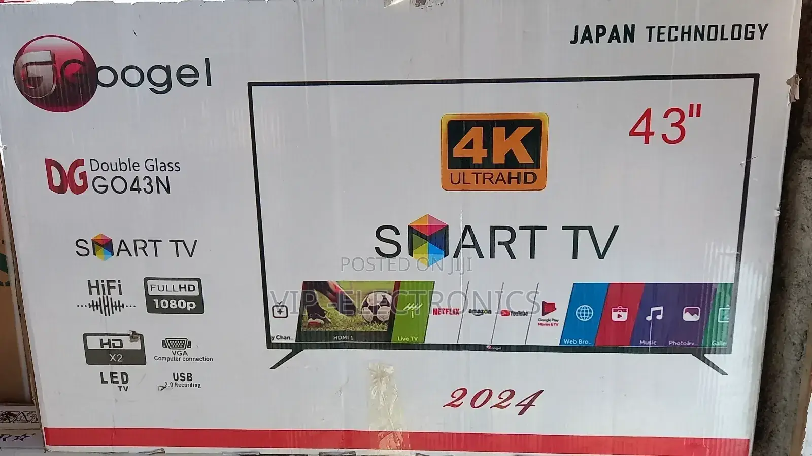 Google 43"Inch Tv Smart Androod Nwe Tv