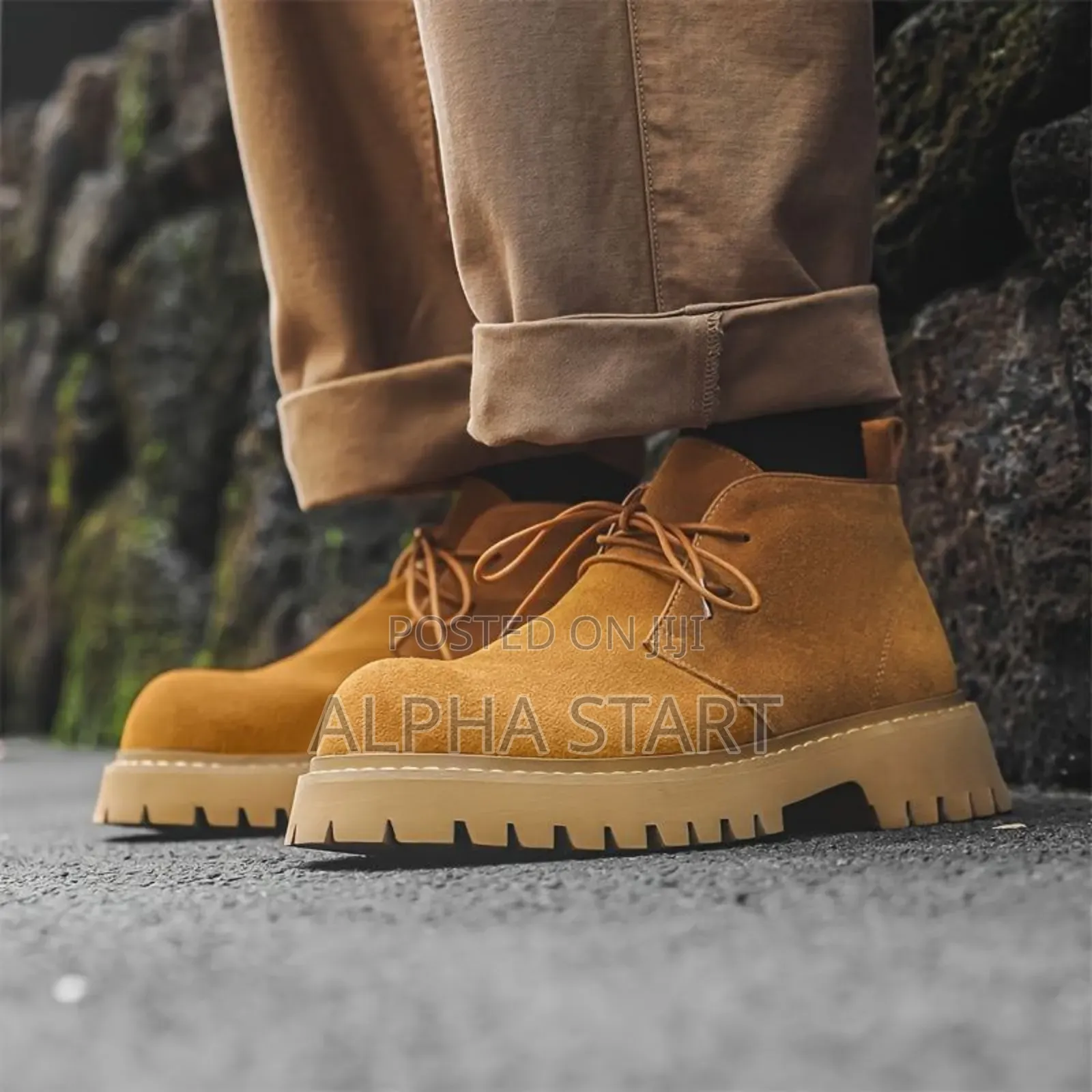 Velvet Men's Chealse Boots High Master Quality Shoes For