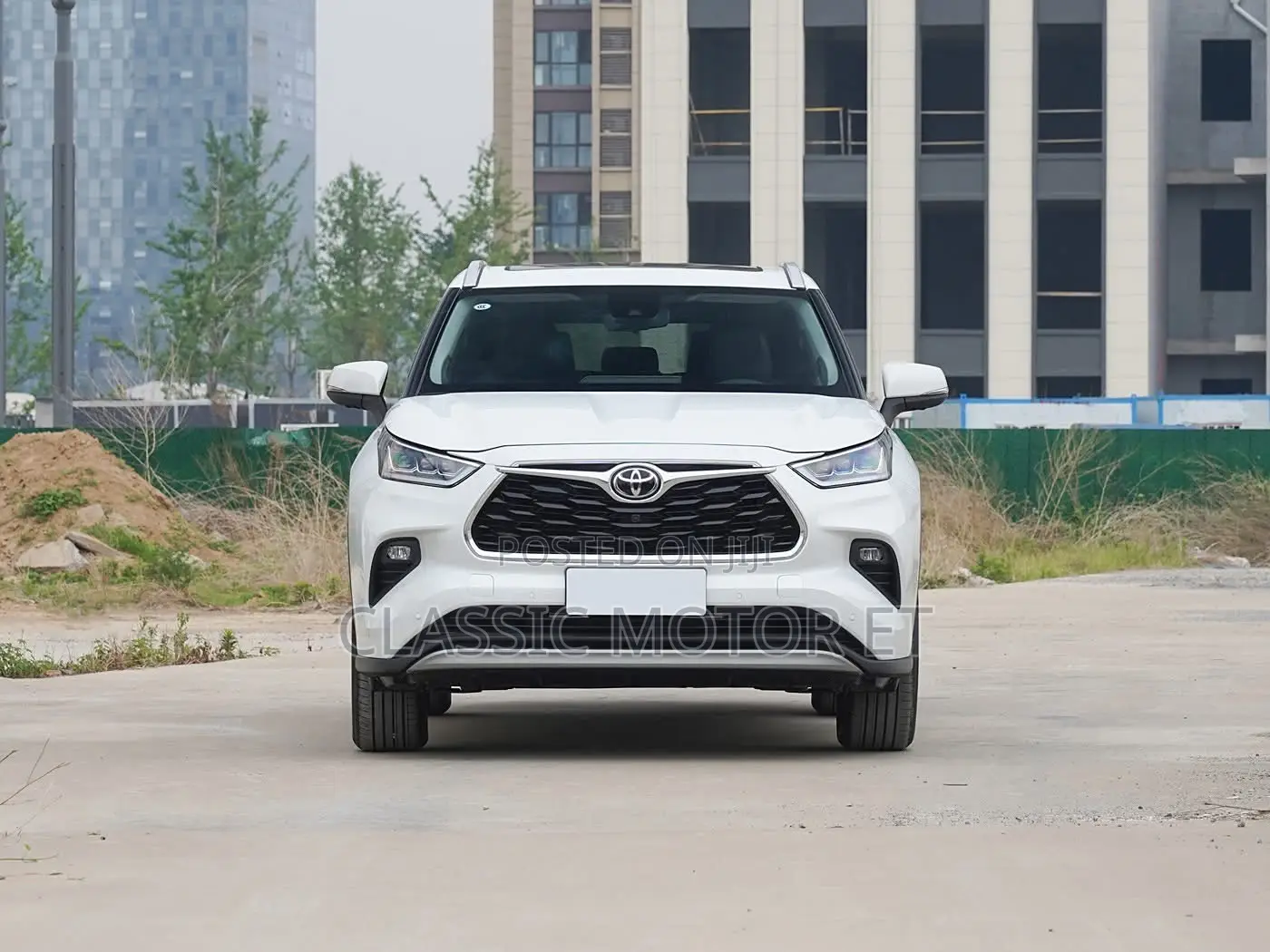 New Toyota Highlander Hybrid 2023 White