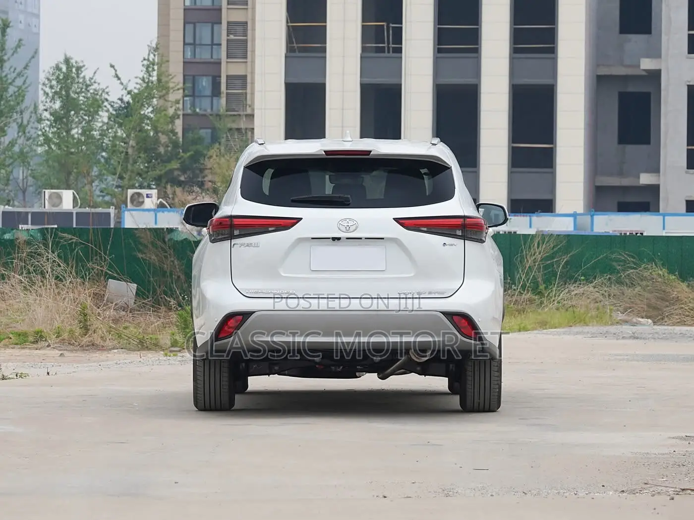 New Toyota Highlander Hybrid 2023 White