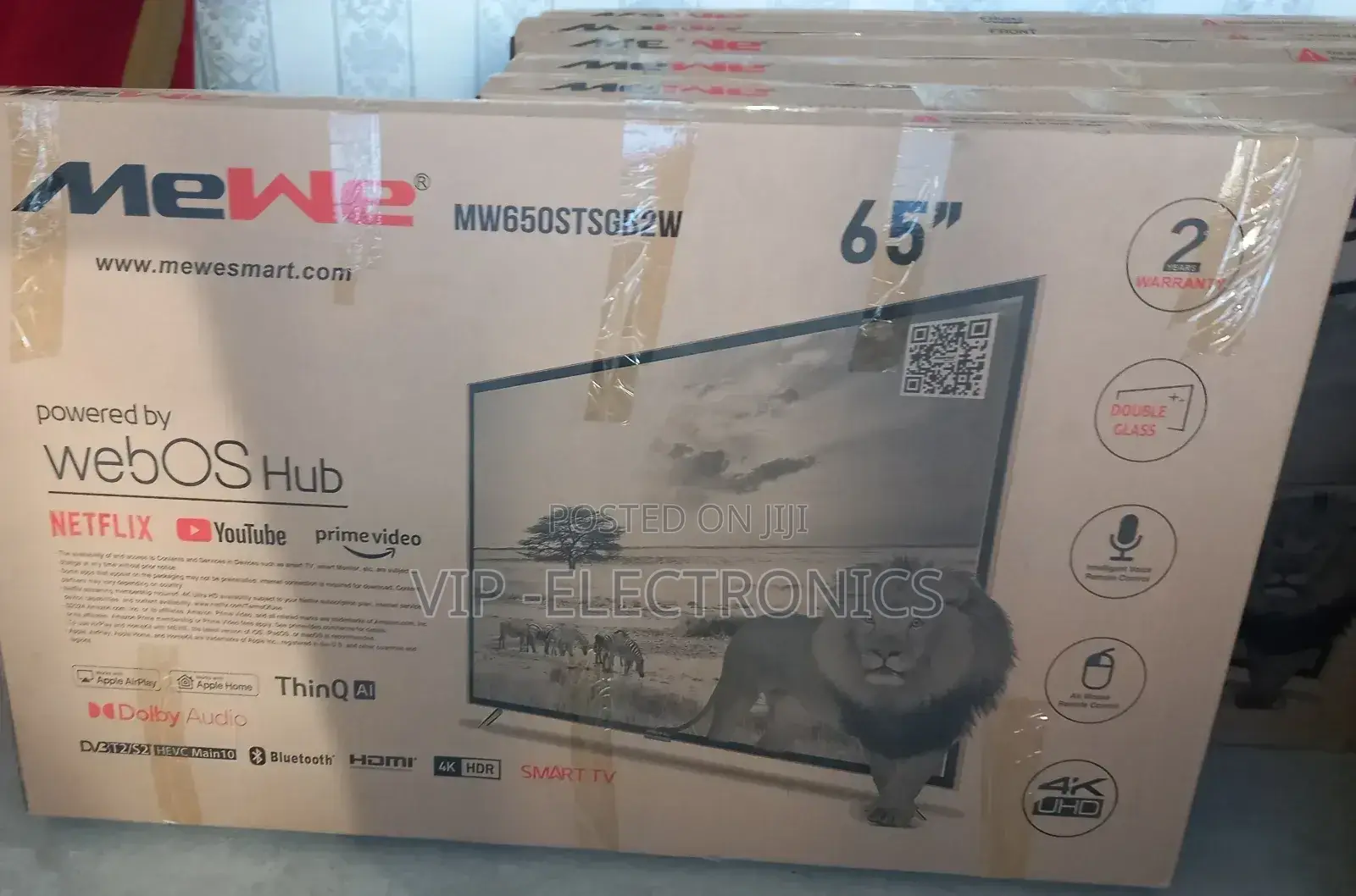 Mewe 65"Inch Tv Smart Android 13.0 Nwe 2025