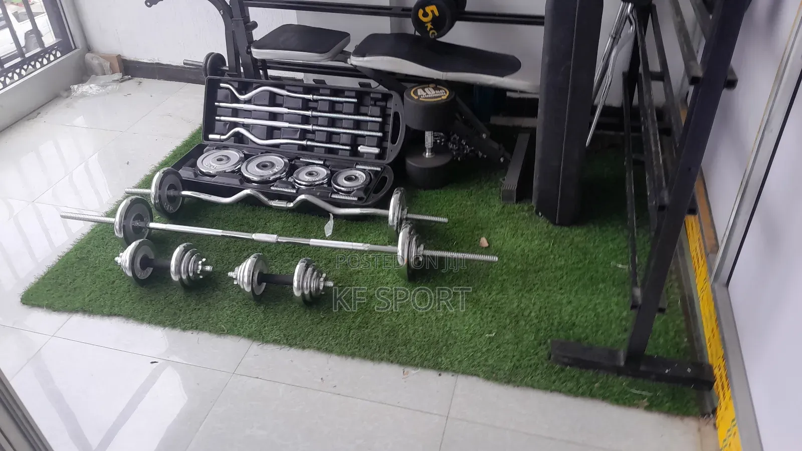 ቤቶን ጂሞ ያድርጉ( ተገጣጣሚ ዳምፔልና ባርቤል)