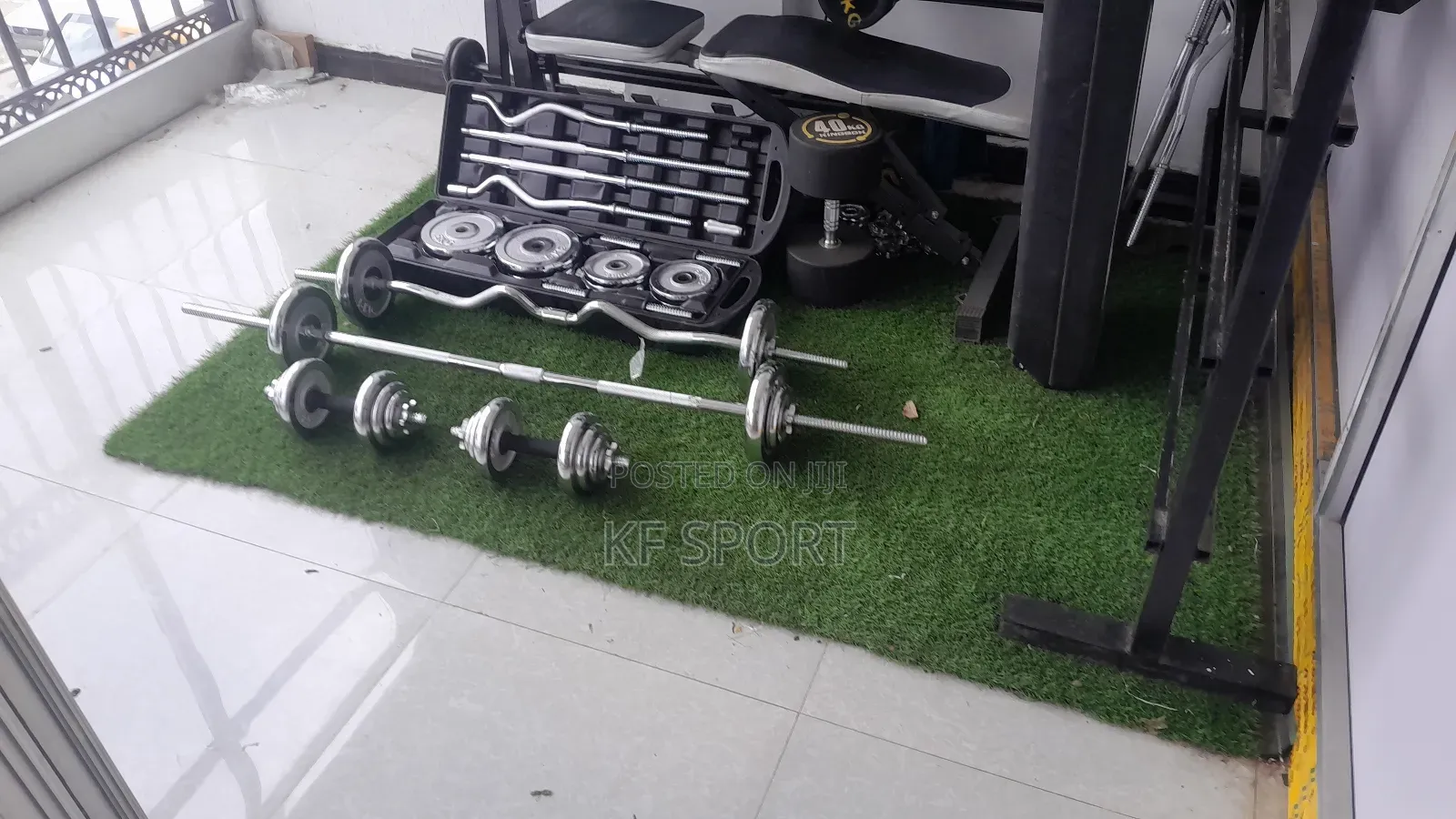 ቤቶን ጂሞ ያድርጉ( ተገጣጣሚ ዳምፔልና ባርቤል)