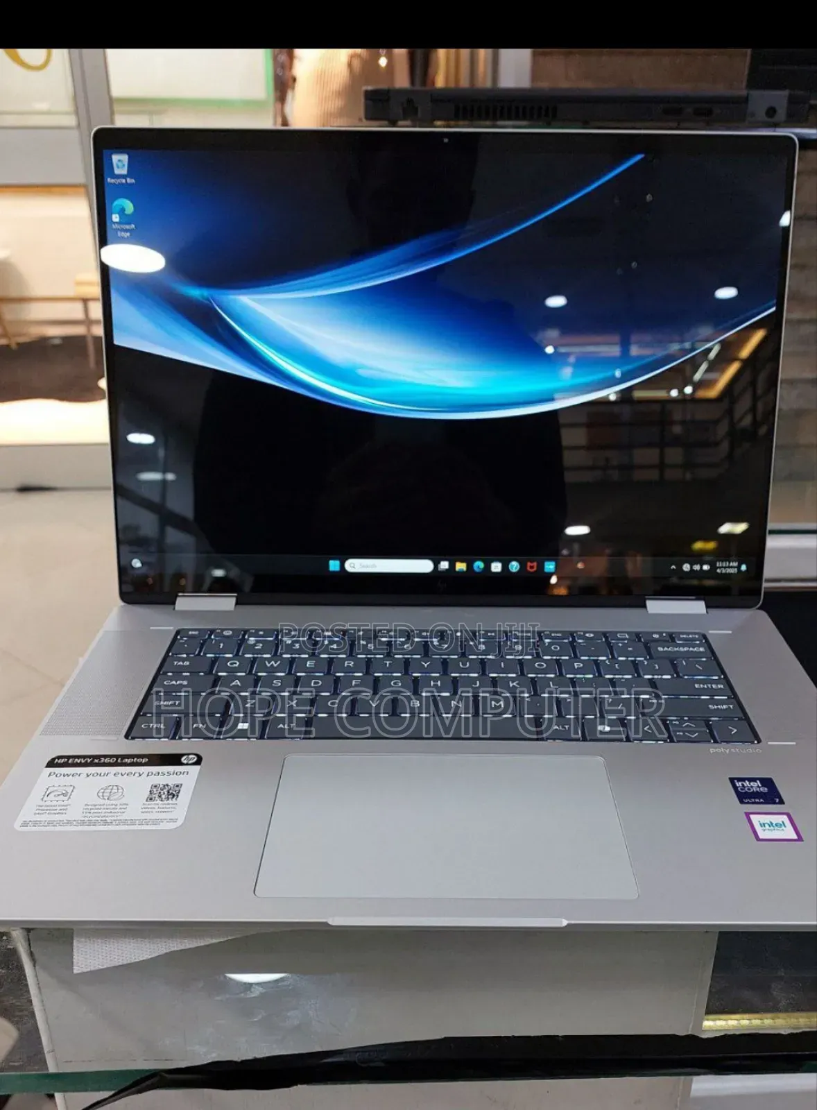 New Laptop HP Envy X360 16GB Intel Core Ultra 7 SSD 512GB