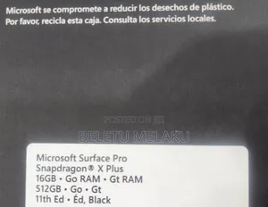 New Microsoft Surface Pro 512 GB Black